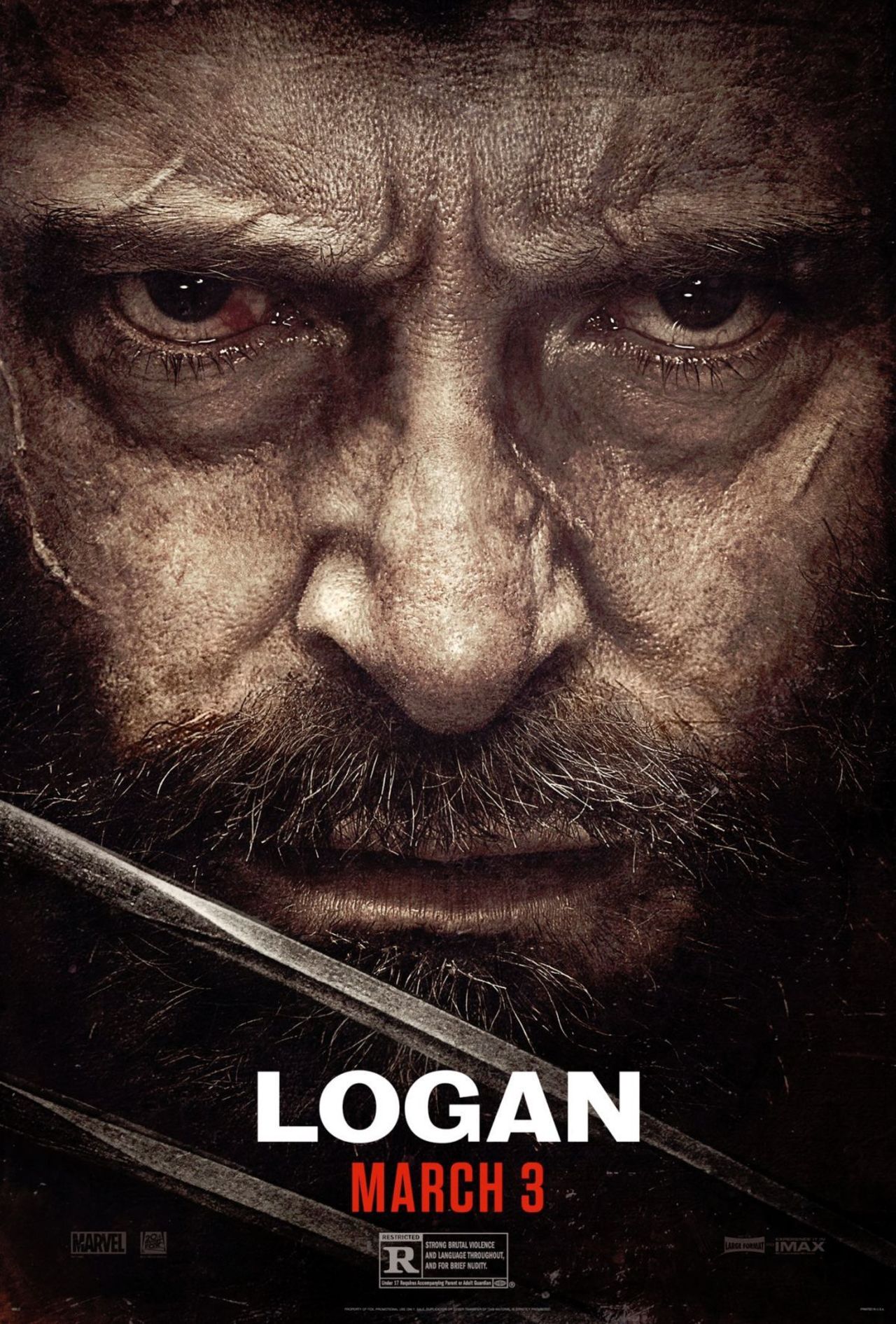 Pôster de "Logan" Créditos da Imagem: FOX